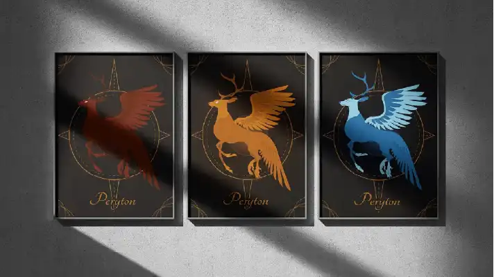 illustration peryton