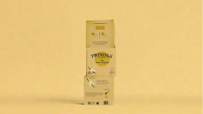 packaging boit de thé Twinings